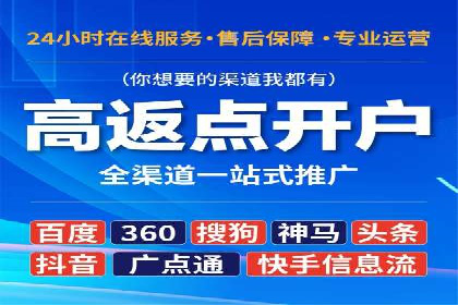 行业领先企业的网络推广开户策略